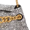 1945 Clutch aus weichem Wildleder und Strass 1945 Clutch aus weichem Wildleder und Strass
