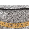 1945 Clutch aus weichem Wildleder und Strass 1945 Clutch aus weichem Wildleder und Strass