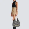 1945 Soft Hobo Große Jacquard-Tasche mit Monogramm 1945 Soft Hobo Große Jacquard-Tasche mit Monogramm