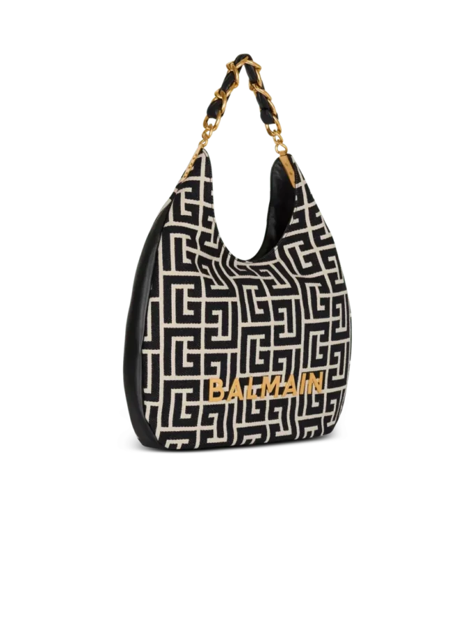 1945 Soft Hobo Große Jacquard-Tasche mit Monogramm 1945 Soft Hobo Große Jacquard-Tasche mit Monogramm