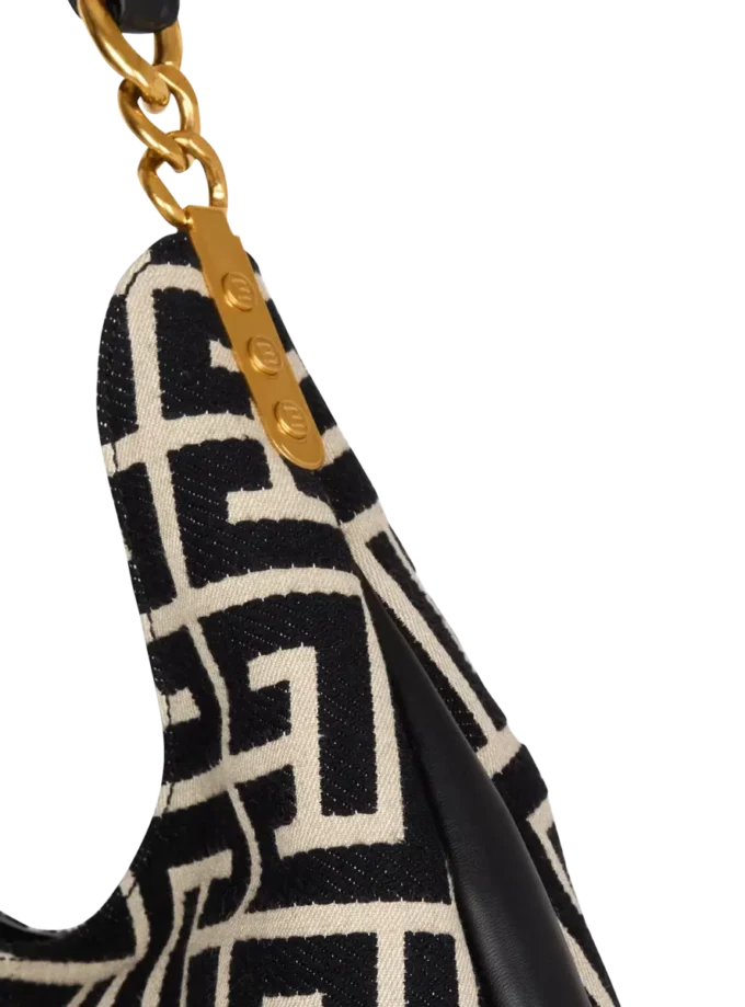 1945 Soft Hobo Große Jacquard-Tasche mit Monogramm 1945 Soft Hobo Große Jacquard-Tasche mit Monogramm