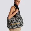 1945 Soft Hobo Große Jacquard-Tasche mit Monogramm 1945 Soft Hobo Große Jacquard-Tasche mit Monogramm