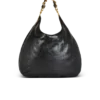 1945 Soft Hobo-Tasche aus geknittertem Leder mit Monogramm 1945 Soft Hobo-Tasche aus geknittertem Leder mit Monogramm