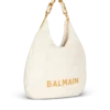 1945 Soft Hobo Tasche aus geprägtem, geknittertem Kalbsleder mit PB Labyrinth Monogramm 1945 Soft Hobo Tasche aus geprägtem, geknittertem Kalbsleder mit PB Labyrinth Monogramm