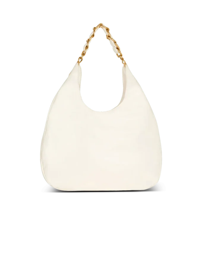 1945 Soft Hobo Tasche aus geprägtem, geknittertem Kalbsleder mit PB Labyrinth Monogramm 1945 Soft Hobo Tasche aus geprägtem, geknittertem Kalbsleder mit PB Labyrinth Monogramm