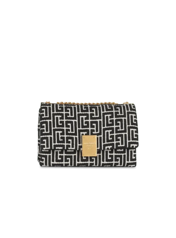 1945 Soft Kleine Tasche aus Canvas mit Monogramm 1945 Soft Kleine Tasche aus Canvas mit Monogramm