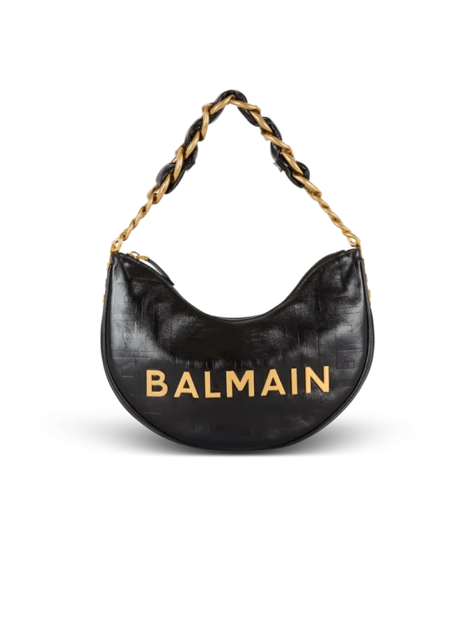 1945 Soft Moon Tasche aus geknittertem Kalbsleder 1945 Soft Moon Tasche aus geknittertem Kalbsleder
