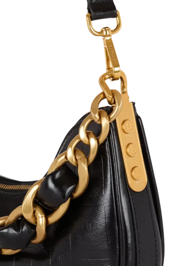 1945 Soft Moon Tasche aus geknittertem Kalbsleder 1945 Soft Moon Tasche aus geknittertem Kalbsleder