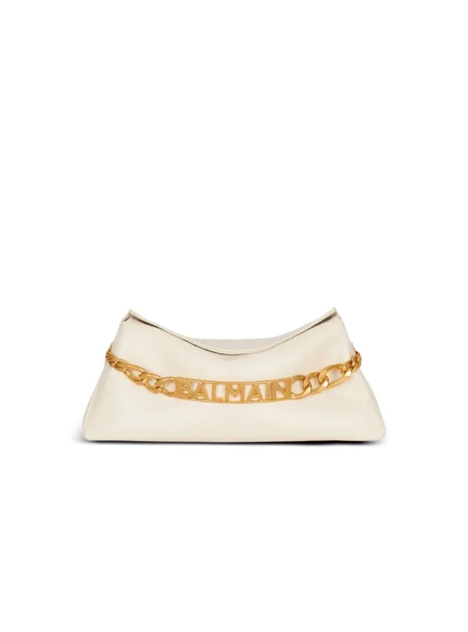 1945 Weiche Clutch aus geknittertem Leder 1945 Weiche Clutch aus geknittertem Leder