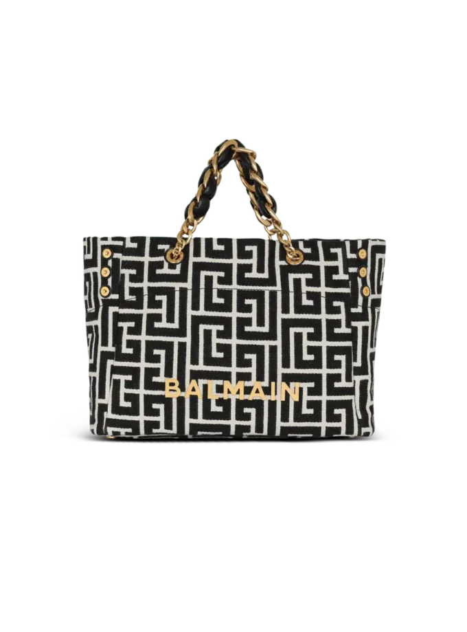 1945 Weiche PB-Jacquard-Canvas-Tasche mit Monogramm 1945 Weiche PB-Jacquard-Canvas-Tasche mit Monogramm