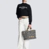 1945 Weiche PB-Jacquard-Canvas-Tasche mit Monogramm 1945 Weiche PB-Jacquard-Canvas-Tasche mit Monogramm