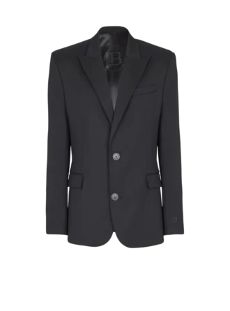 2-Knopf-Wolljacke