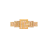 3D PB-Brosche mit Kristallen