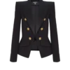 6-Knopf-Jacke aus Jacquard 6-Knopf-Jacke aus Jacquard