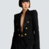 6-Knopf-Jacke aus Jacquard 6-Knopf-Jacke aus Jacquard
