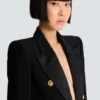 6-Knopf-Jacke aus Jacquard 6-Knopf-Jacke aus Jacquard