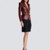 6-Knopf-Jacke aus Lammleder 6-Knopf-Jacke aus Lammleder