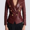 6-Knopf-Jacke aus Lammleder 6-Knopf-Jacke aus Lammleder