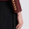 6-Knopf-Jacke aus Lammleder 6-Knopf-Jacke aus Lammleder