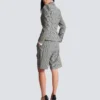 6-Knopf-Jacke aus Prince-of-Wales-Jacquard 6-Knopf-Jacke aus Prince-of-Wales-Jacquard