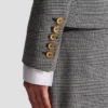 6-Knopf-Jacke aus Prince-of-Wales-Jacquard 6-Knopf-Jacke aus Prince-of-Wales-Jacquard