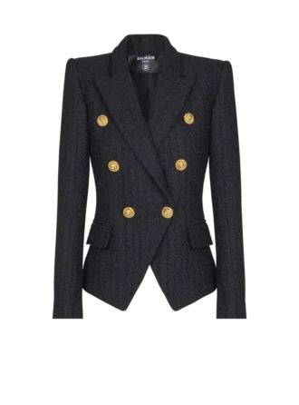 6-Knopf-Tweedjacke
