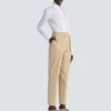 7/8-Hose mit Abnähern aus Baumwollgabardine 7/8-Hose mit Abnähern aus Baumwollgabardine