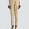 7/8-Hose mit Abnähern aus Baumwollgabardine 7/8-Hose mit Abnähern aus Baumwollgabardine