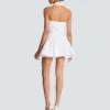 A-Linien-Kleid aus Popeline mit Rückenausschnitt A-Linien-Kleid aus Popeline mit Rückenausschnitt