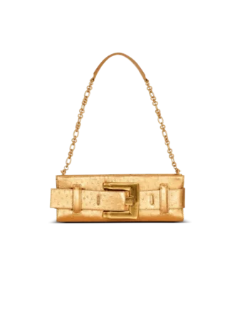 Anthem Clutch aus laminiertem Leder