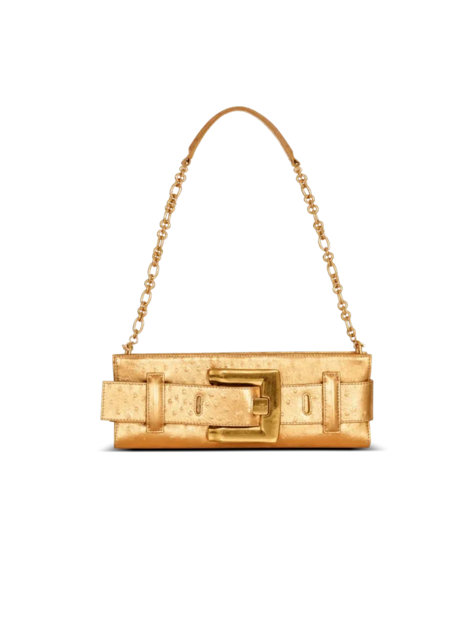 Anthem Clutch aus laminiertem Leder Anthem Clutch aus laminiertem Leder