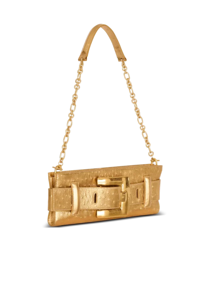 Anthem Clutch aus laminiertem Leder Anthem Clutch aus laminiertem Leder