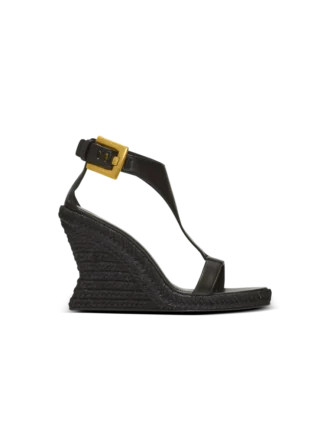 Anthem Espadrilles mit Keilabsatz aus Lammleder