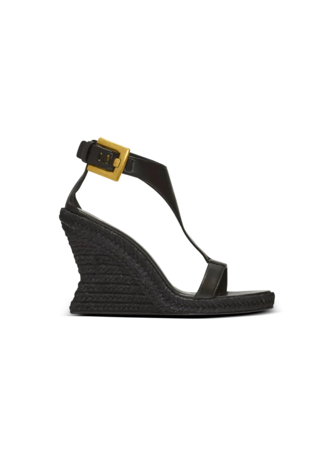 Anthem Espadrilles mit Keilabsatz aus Lammleder