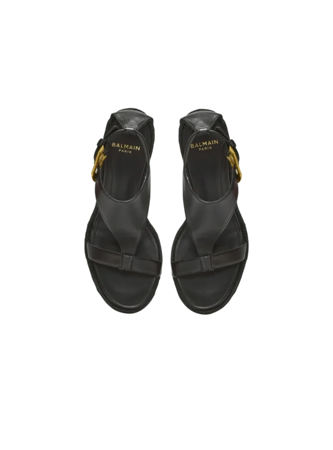 Anthem Espadrilles mit Keilabsatz aus Lammleder