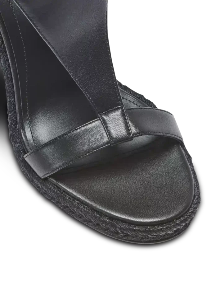 Anthem Espadrilles mit Keilabsatz aus Lammleder