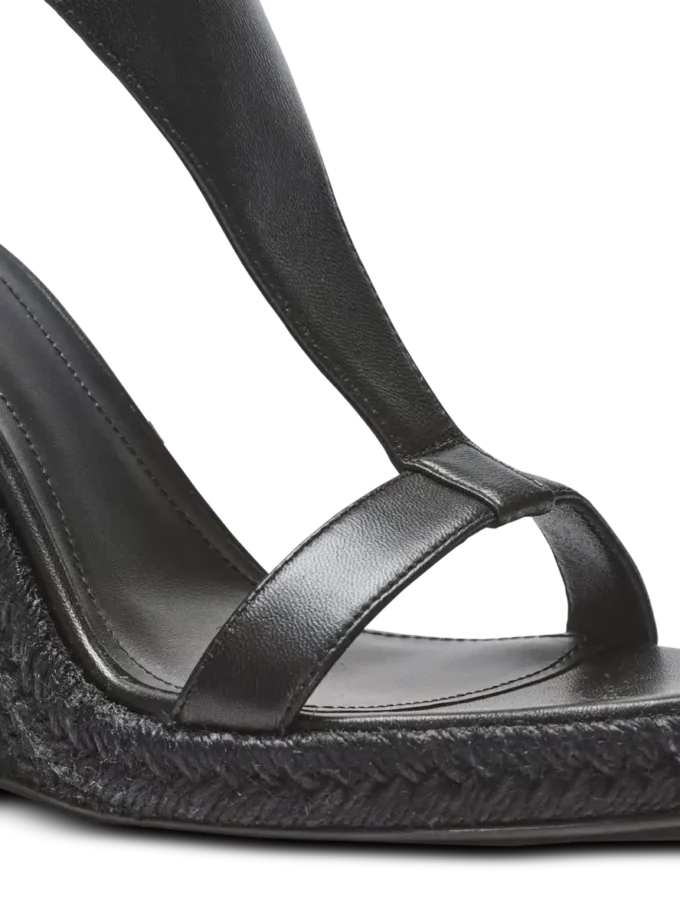 Anthem Espadrilles mit Keilabsatz aus Lammleder