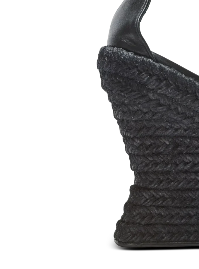 Anthem Espadrilles mit Keilabsatz aus Lammleder