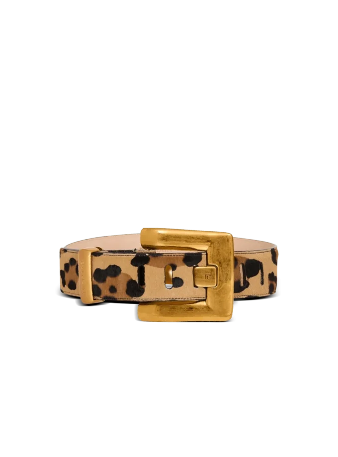 Anthem Ledergürtel mit Leopardenmuster Anthem Ledergürtel mit Leopardenmuster