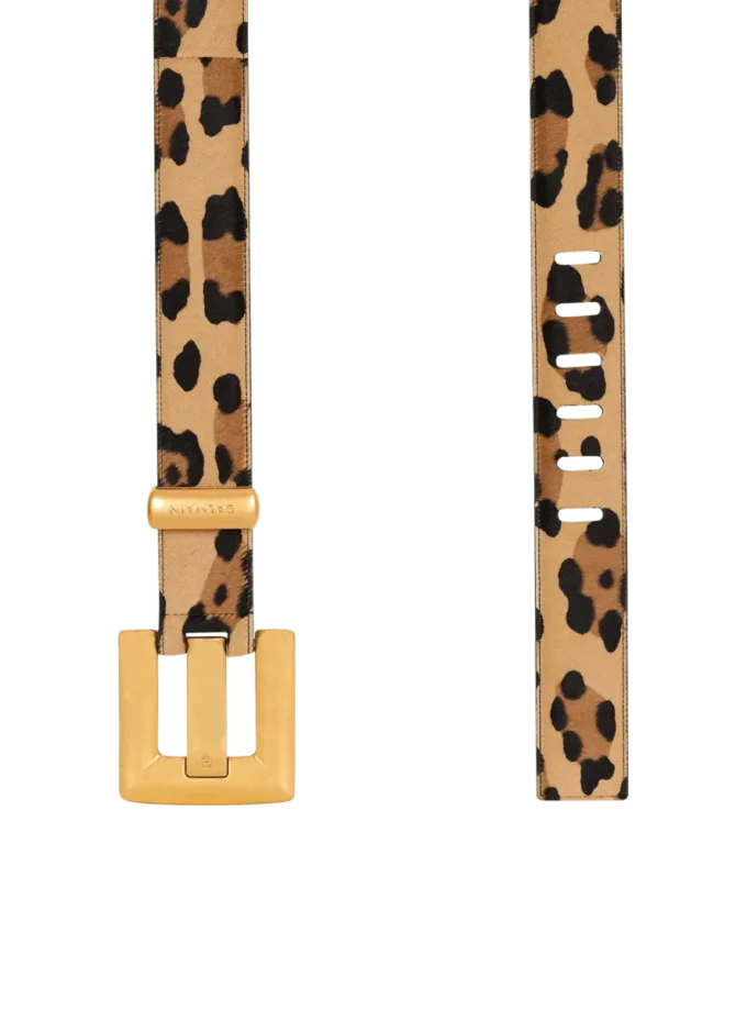 Anthem Ledergürtel mit Leopardenmuster Anthem Ledergürtel mit Leopardenmuster