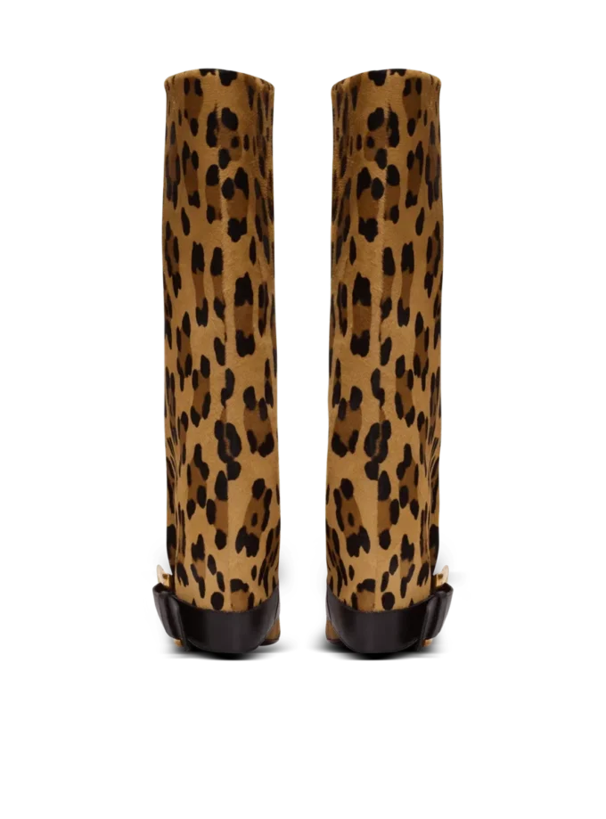Anthem Lederstiefel mit Leopardenmuster Anthem Lederstiefel mit Leopardenmuster