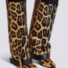 Anthem Lederstiefel mit Leopardenmuster Anthem Lederstiefel mit Leopardenmuster