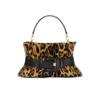 Anthem Medium Tasche aus Ponyfell mit Leopardenmuster Anthem Medium Tasche aus Ponyfell mit Leopardenmuster