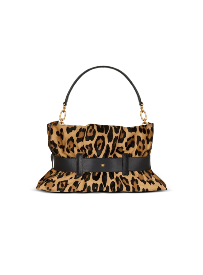 Anthem Medium Tasche aus Ponyfell mit Leopardenmuster Anthem Medium Tasche aus Ponyfell mit Leopardenmuster