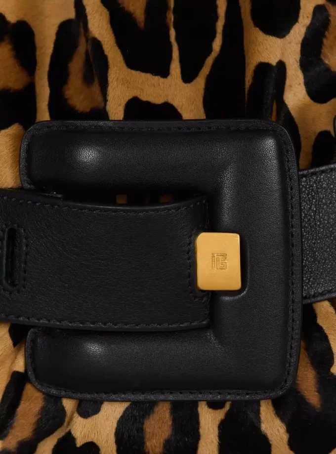 Anthem Medium Tasche aus Ponyfell mit Leopardenmuster Anthem Medium Tasche aus Ponyfell mit Leopardenmuster