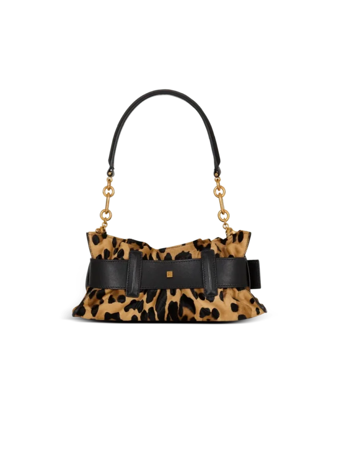 Anthem Mini-Tasche im Ponyfell-Stil mit Leopardenmuster Anthem Mini-Tasche im Ponyfell-Stil mit Leopardenmuster