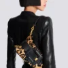Anthem Mini-Tasche im Ponyfell-Stil mit Leopardenmuster Anthem Mini-Tasche im Ponyfell-Stil mit Leopardenmuster