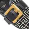 Anthem Pantoletten aus Jacquard-Canvas mit PB-Monogramm Anthem Pantoletten aus Jacquard-Canvas mit PB-Monogramm