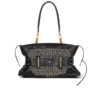 Anthem-Tasche aus Leder und Jacquard mit Monogramm Anthem-Tasche aus Leder und Jacquard mit Monogramm