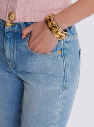 Armband aus Messingkette